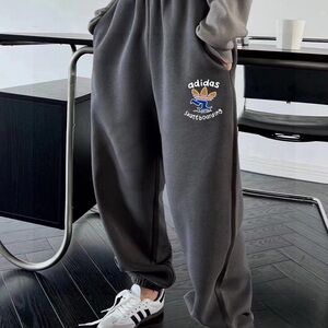 Adidas Men's Charcoal Skateboarding Joggers